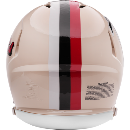 Atlanta Falcons Riddell Speed Retro Authentic Helmet – back view