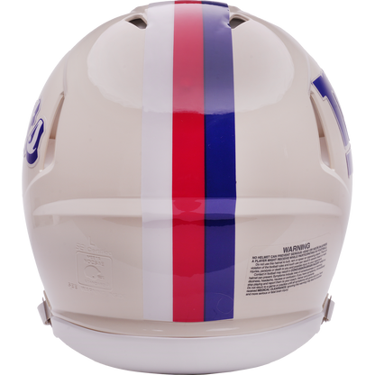 New York Giants Riddell Speed Retro Authentic Helmet – back view