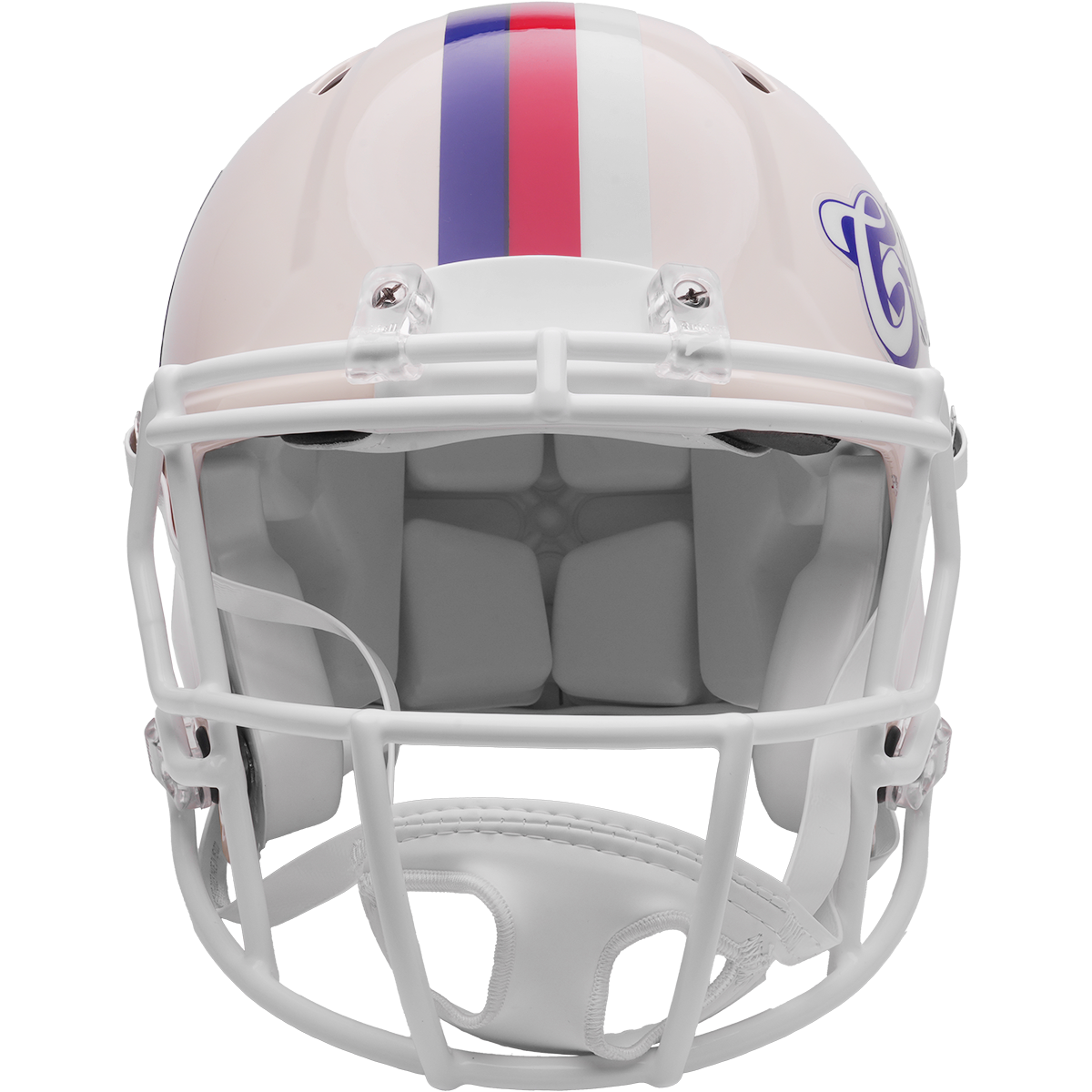 New York Giants Riddell Speed Retro Authentic Helmet – front facemask view