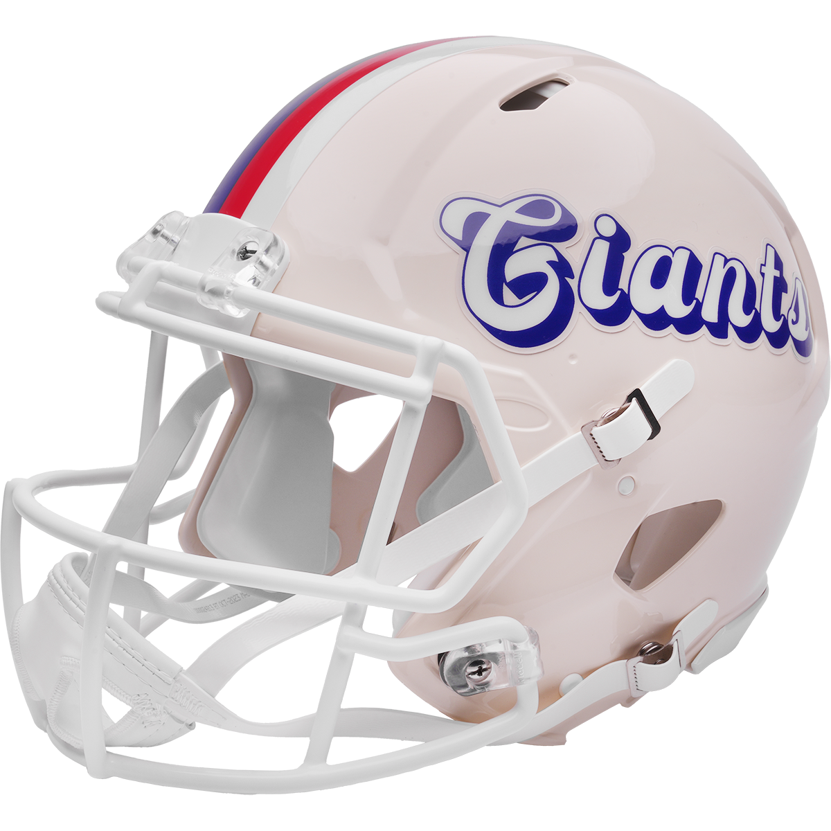 New York Giants Riddell Speed Retro Authentic Helmet – left side logo view