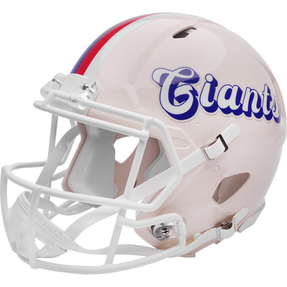 New York Giants Riddell Speed Retro Authentic Helmet – left side logo view