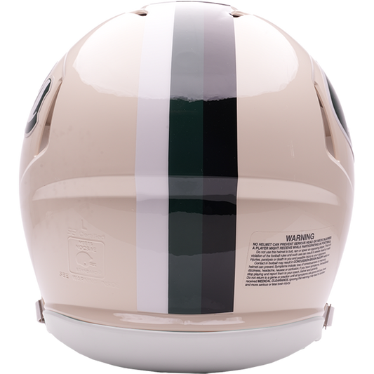 New York Jets Riddell Speed Retro Authentic Helmet – back view