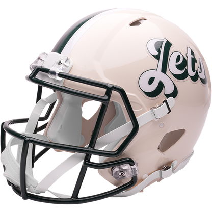 New York Jets Riddell Speed Retro Authentic Helmet – left side logo view