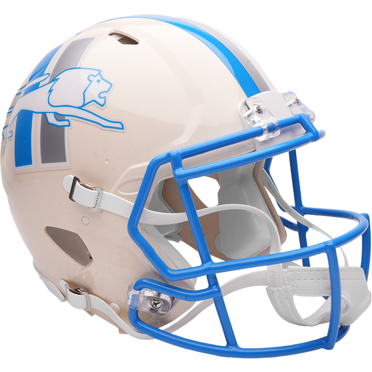 Detroit Lions Riddell Speed Retro Authentic Helmet – main view