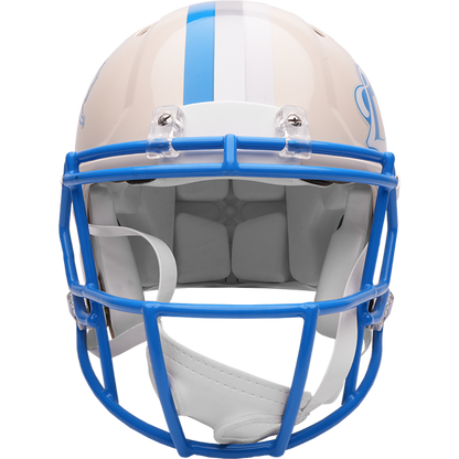 Detroit Lions Riddell Speed Retro Authentic Helmet – front facemask view