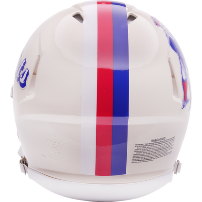 New England Patriots Riddell Speed Retro Authentic Helmet – back view