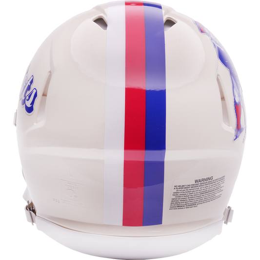 New England Patriots Riddell Speed Retro Authentic Helmet – back view