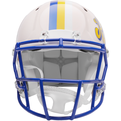Los Angeles Rams Riddell Speed Retro Authentic Helmet – front facemask view