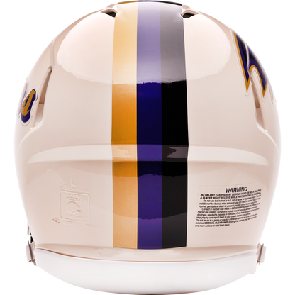 Baltimore Ravens Riddell Speed Retro Authentic Helmet – back view