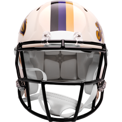 Baltimore Ravens Riddell Speed Retro Authentic Helmet – front facemask view