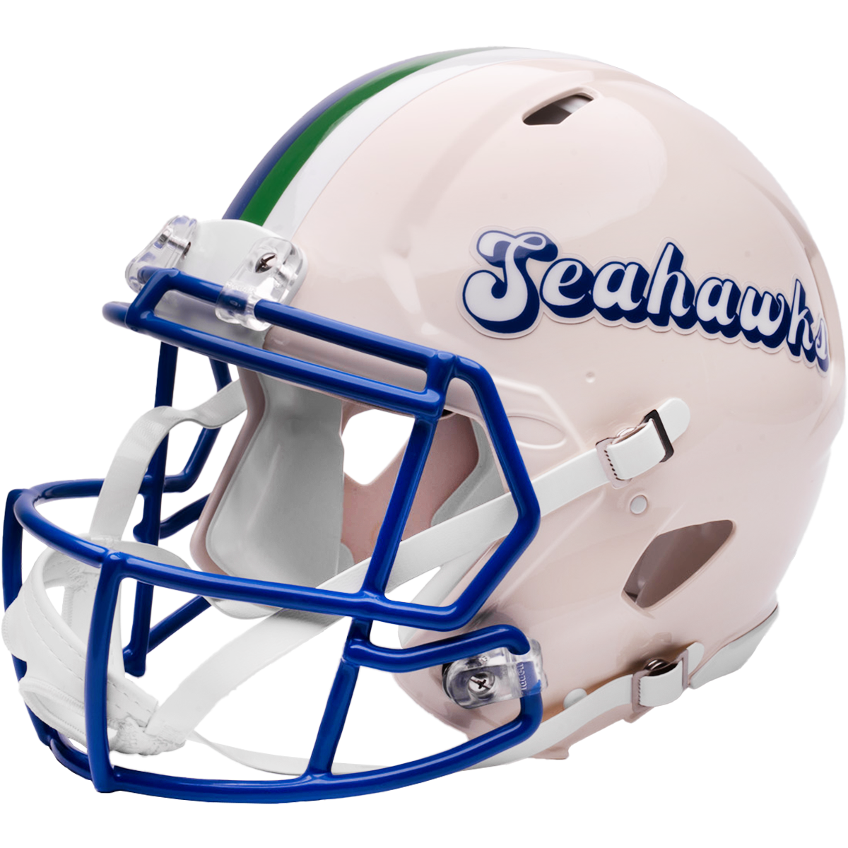 Seattle Seahawks Riddell Speed Retro Authentic Helmet – left side logo view