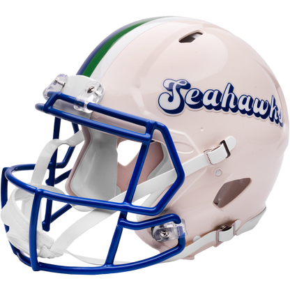 Seattle Seahawks Riddell Speed Retro Authentic Helmet – left side logo view