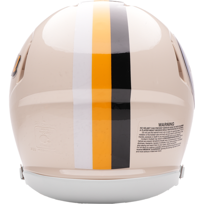 Pittsburgh Steelers Riddell Speed Retro Authentic Helmet – back view