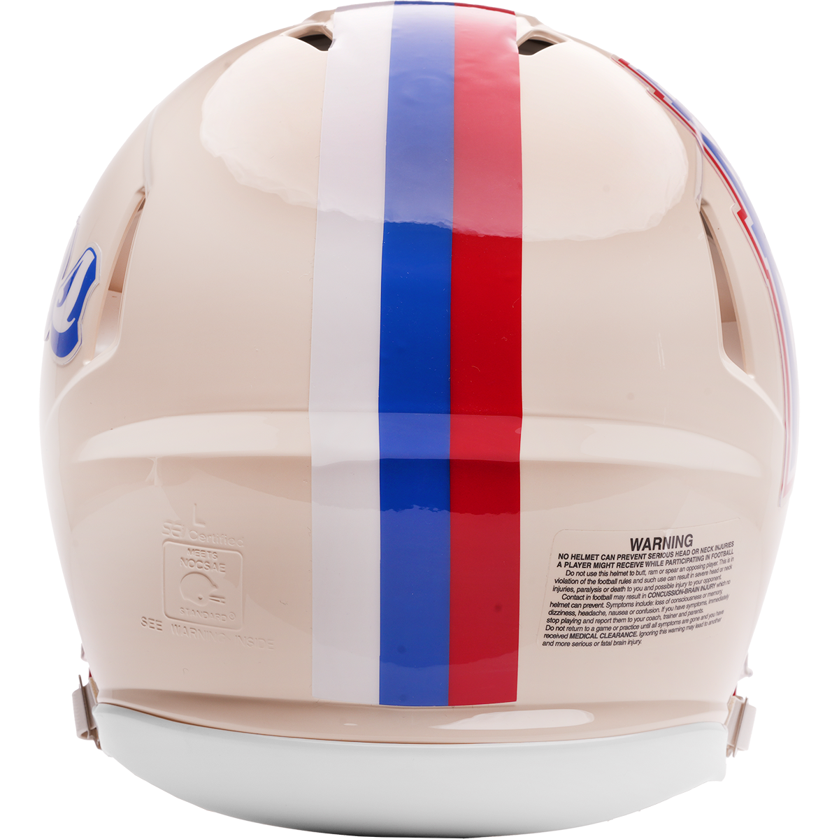 Tennessee Titans Riddell Speed Retro Authentic Helmet – back view