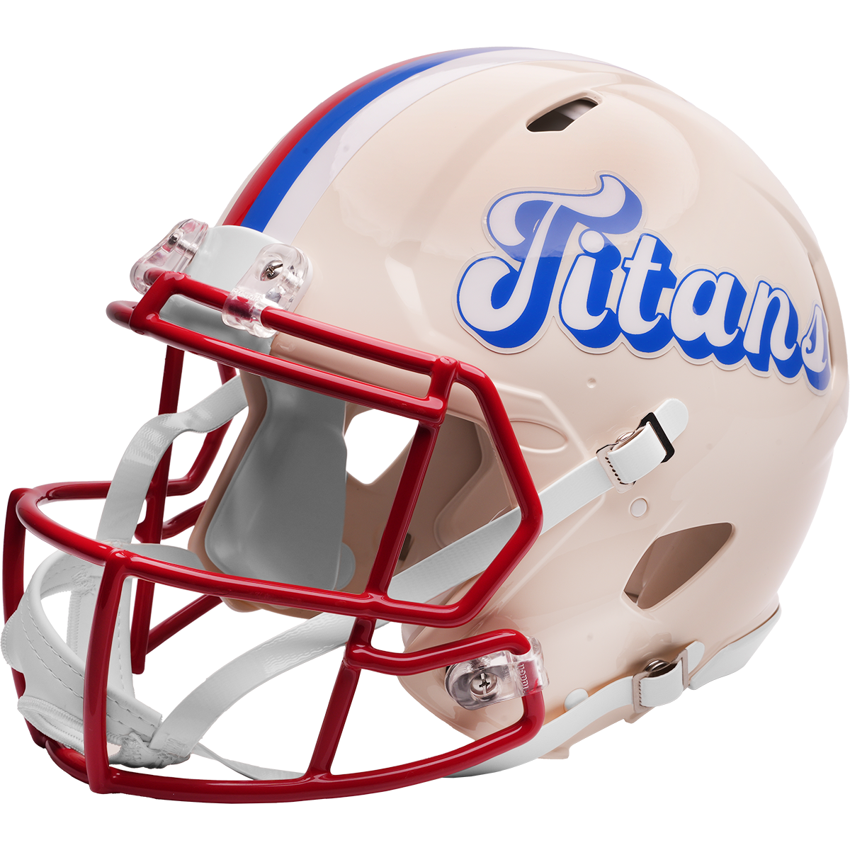 Tennessee Titans Riddell Speed Retro Authentic Helmet – left side logo view