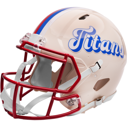 Tennessee Titans Riddell Speed Retro Authentic Helmet – left side logo view