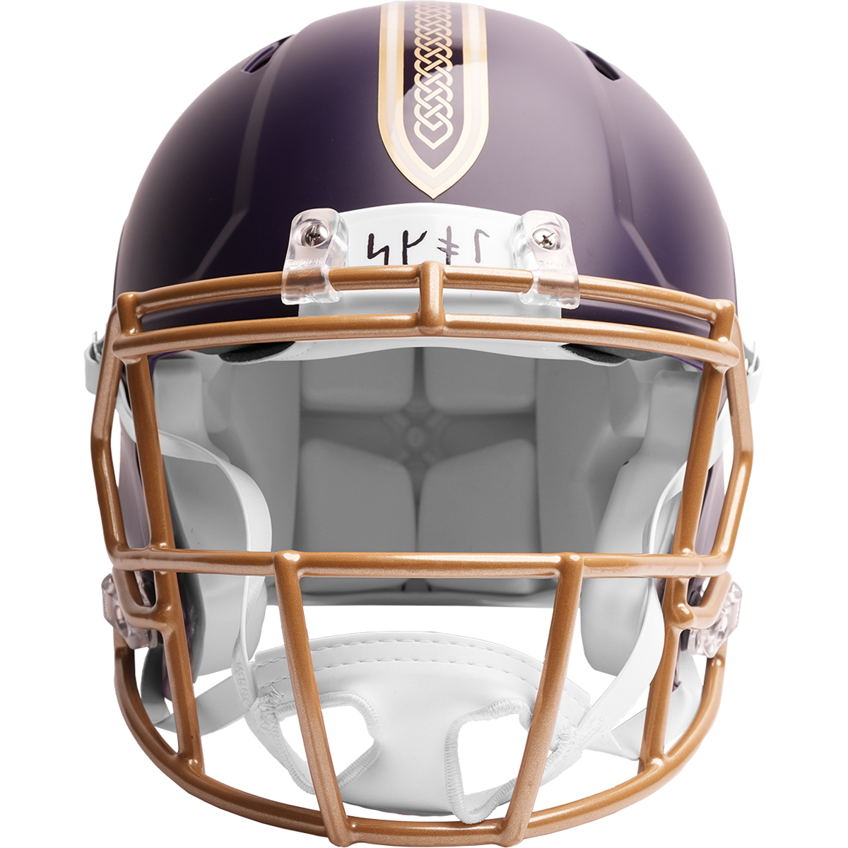 Minnesota Vikings authentic 2026 Rivalries Alternate full size helmet front view