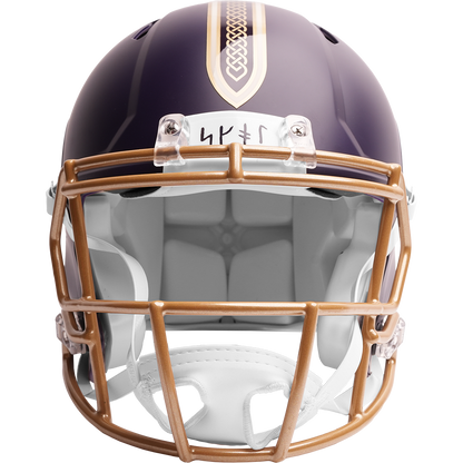 Minnesota Vikings authentic 2026 Rivalries Alternate full size helmet front view