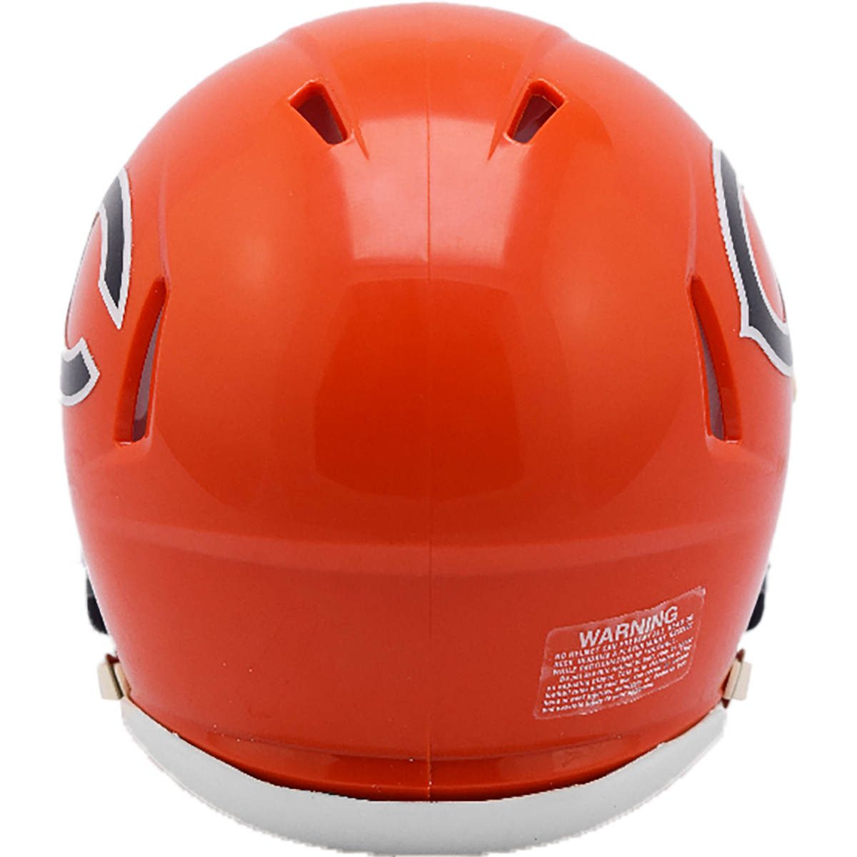 Chicago Bears 2026 Rivalries mini helmet back view