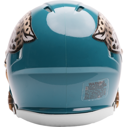 Jacksonville Jaguars 2026 Rivalries mini helmet back view