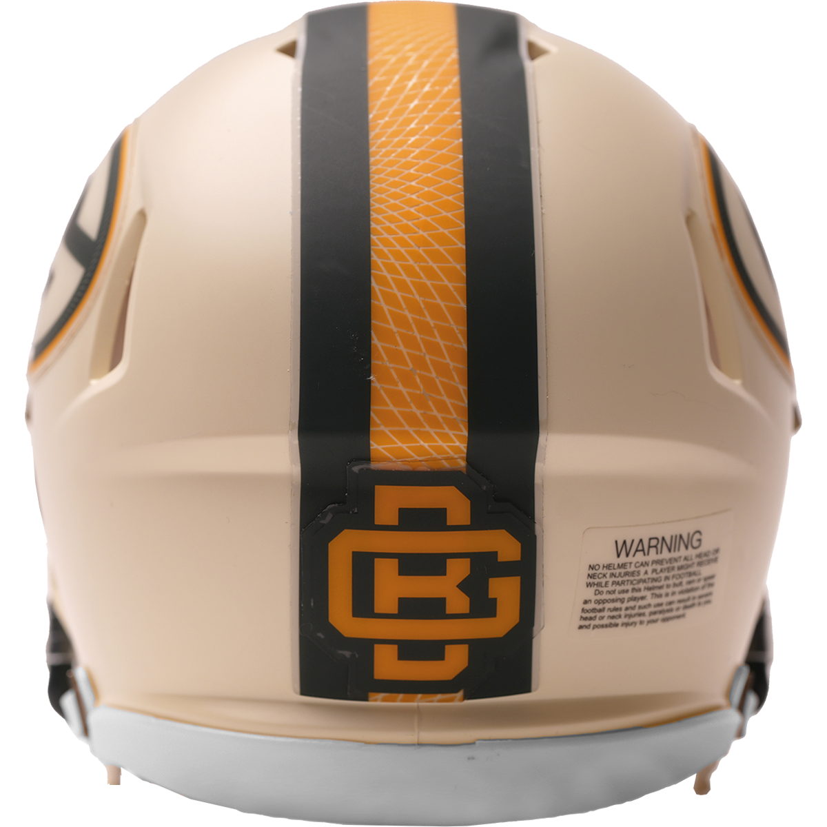 Green Bay Packers 2026 Rivalries mini helmet back view
