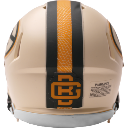 Green Bay Packers 2026 Rivalries mini helmet back view