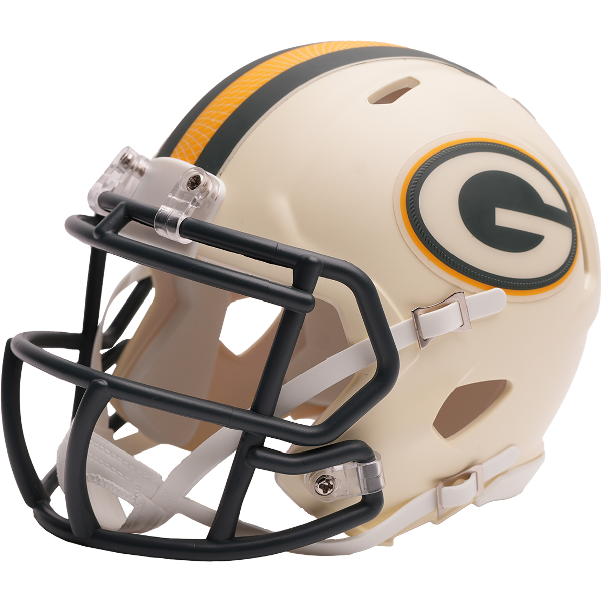 Green Bay Packers 2026 Rivalries mini helmet left side view