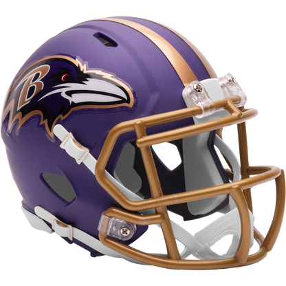 Baltimore Ravens (Purple Rising) 2026 Alternate mini helmet - main