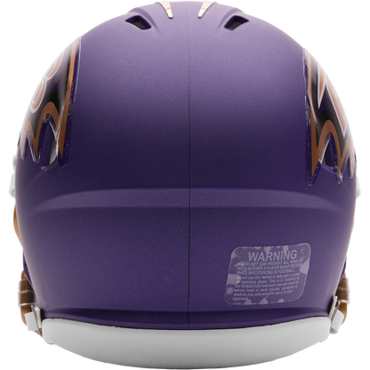 Baltimore Ravens (Purple Rising) 2026 Alternate mini helmet - back