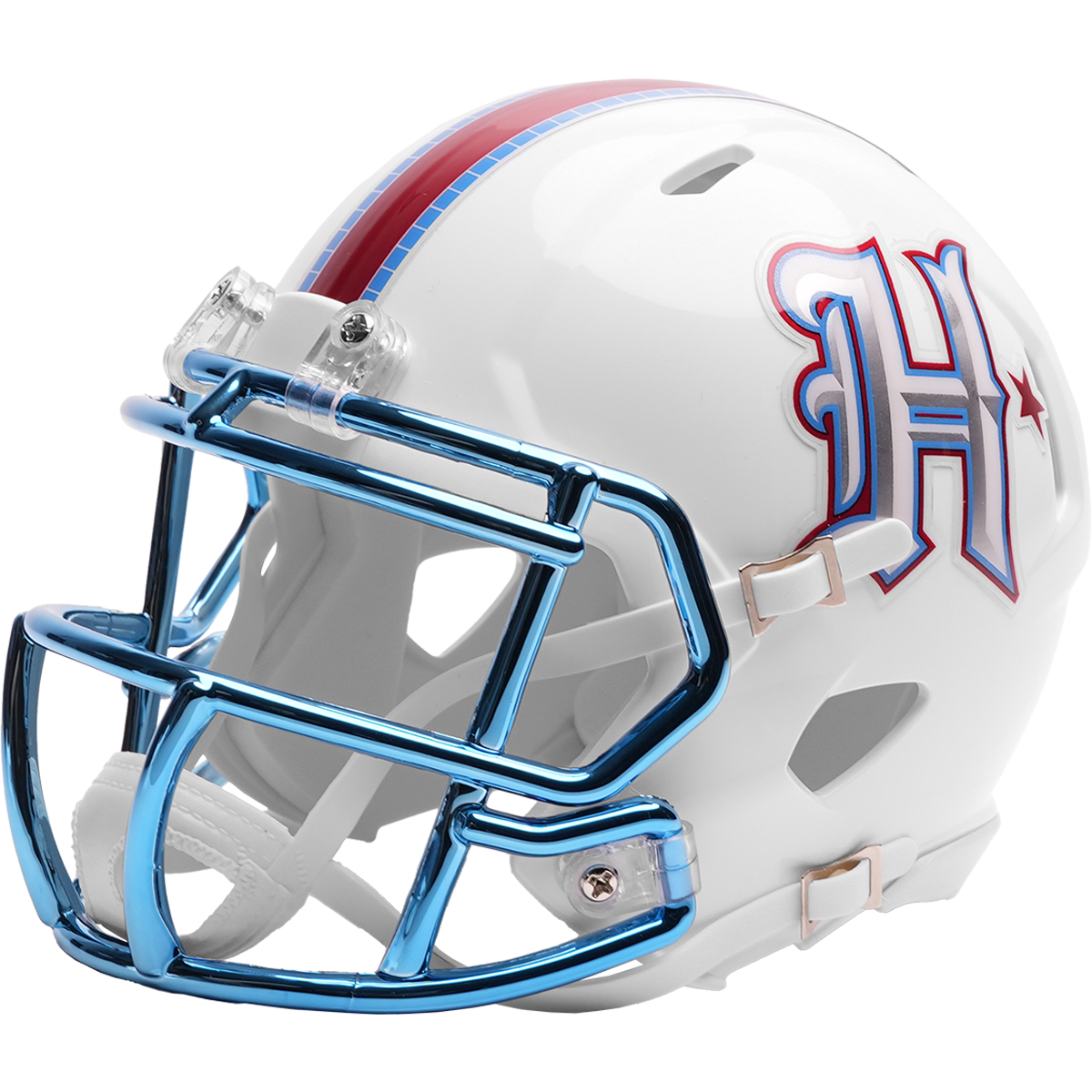 Houston Texans 2026 Rivalries mini helmet left side view