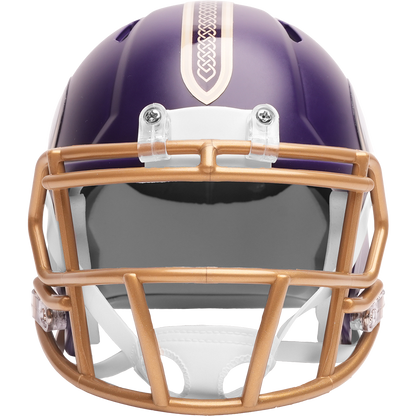 Minnesota Vikings 2026 Rivalries mini helmet front view