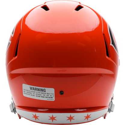Chicago Bears full size 2026 Rivalries Alternate replica helmet back view
