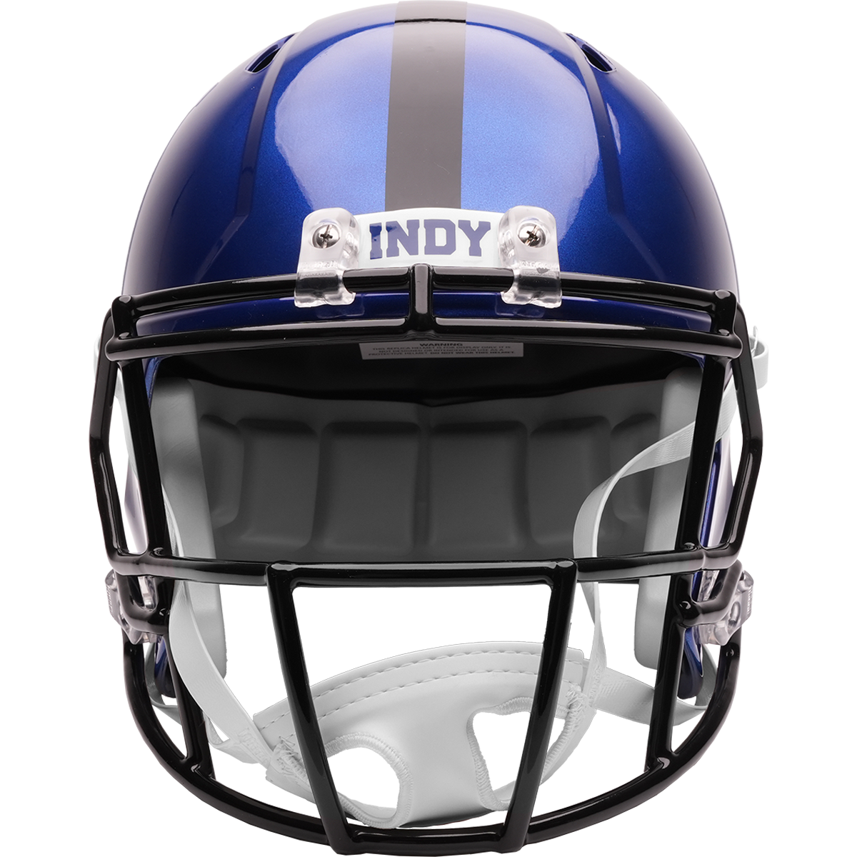 Indianapolis Colts full size 2026 Rivalries Alternate replica helmet front view