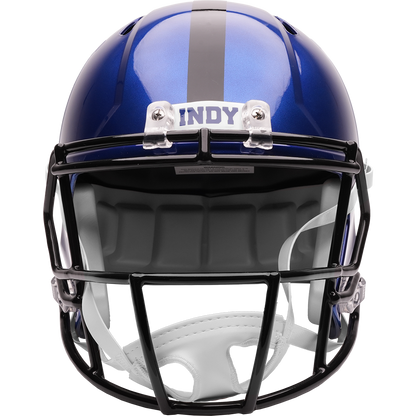Indianapolis Colts full size 2026 Rivalries Alternate replica helmet front view
