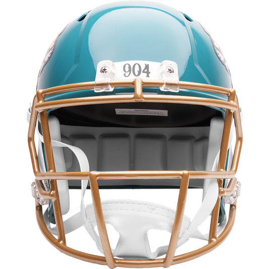 Jacksonville Jaguars full size 2026 Rivalries Alternate replica helmet front view