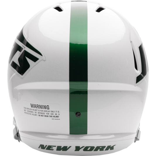 New York Jets 2026 Alternate full size replica helmet - back
