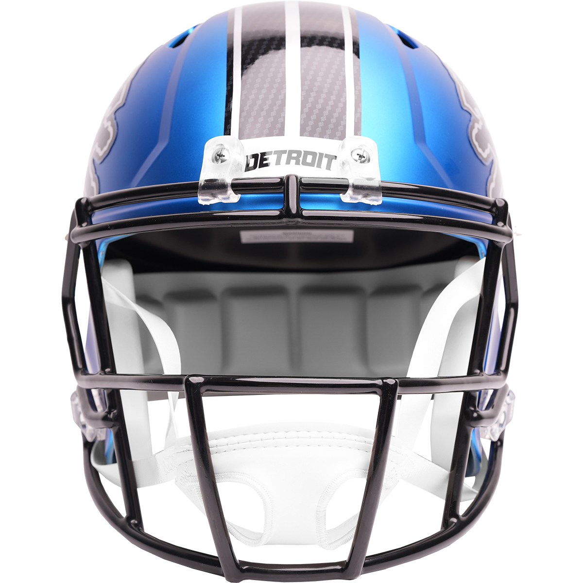 Detroit Lions full size 2026 Rivalries Alternate replica helmet front view