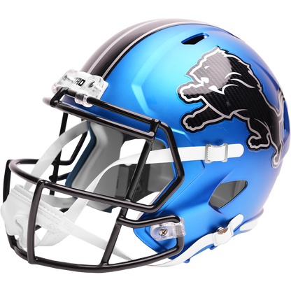 Detroit Lions full size 2026 Rivalries Alternate replica helmet left side view