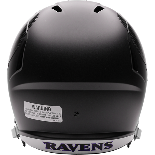 Baltimore Ravens (Darkness) 2026 Alternate full size replica helmet - back