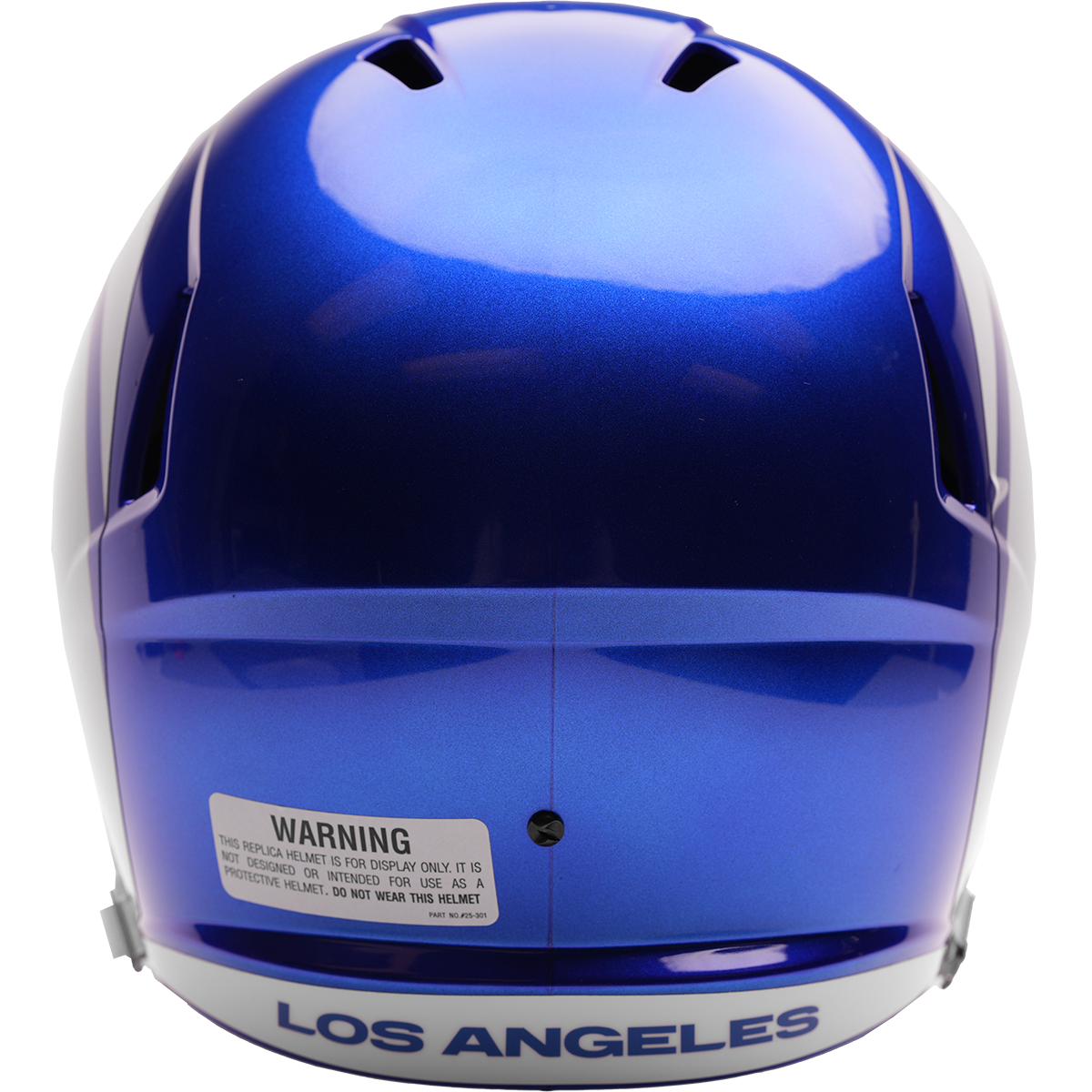 Los Angeles Rams 2026 Alternate full size replica helmet - back