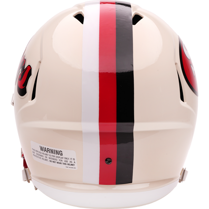 San Francisco 49ers Riddell Speed Retro Replica Helmet – back view