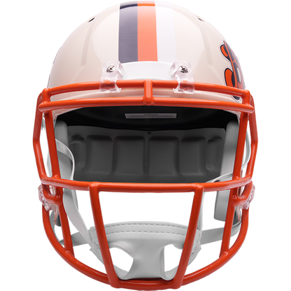 Chicago Bears Riddell Speed Retro Replica Helmet – front facemask view