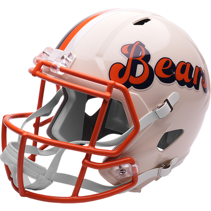 Chicago Bears Riddell Speed Retro Replica Helmet – left side logo view