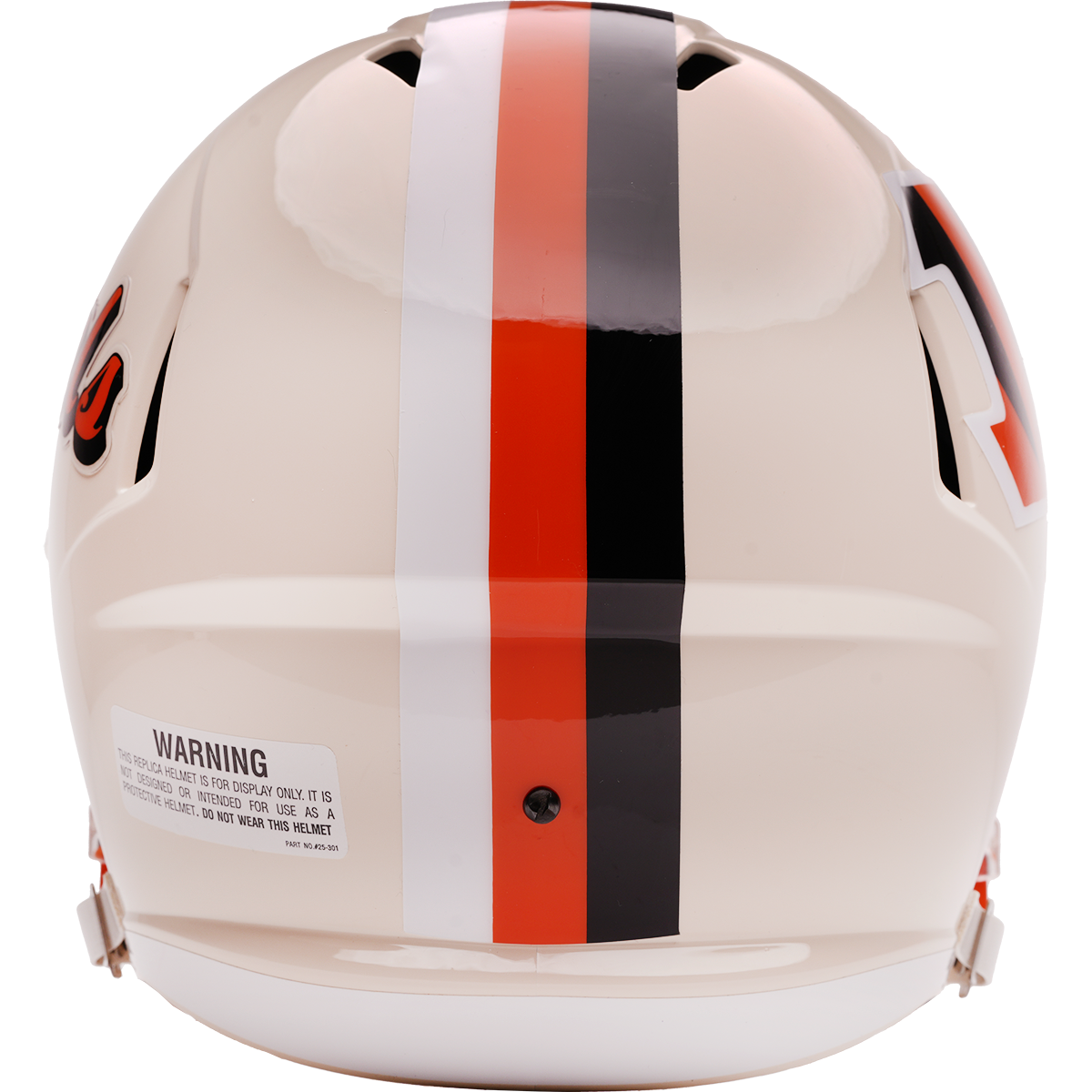 Cincinnati Bengals Riddell Speed Retro Replica Helmet – back view