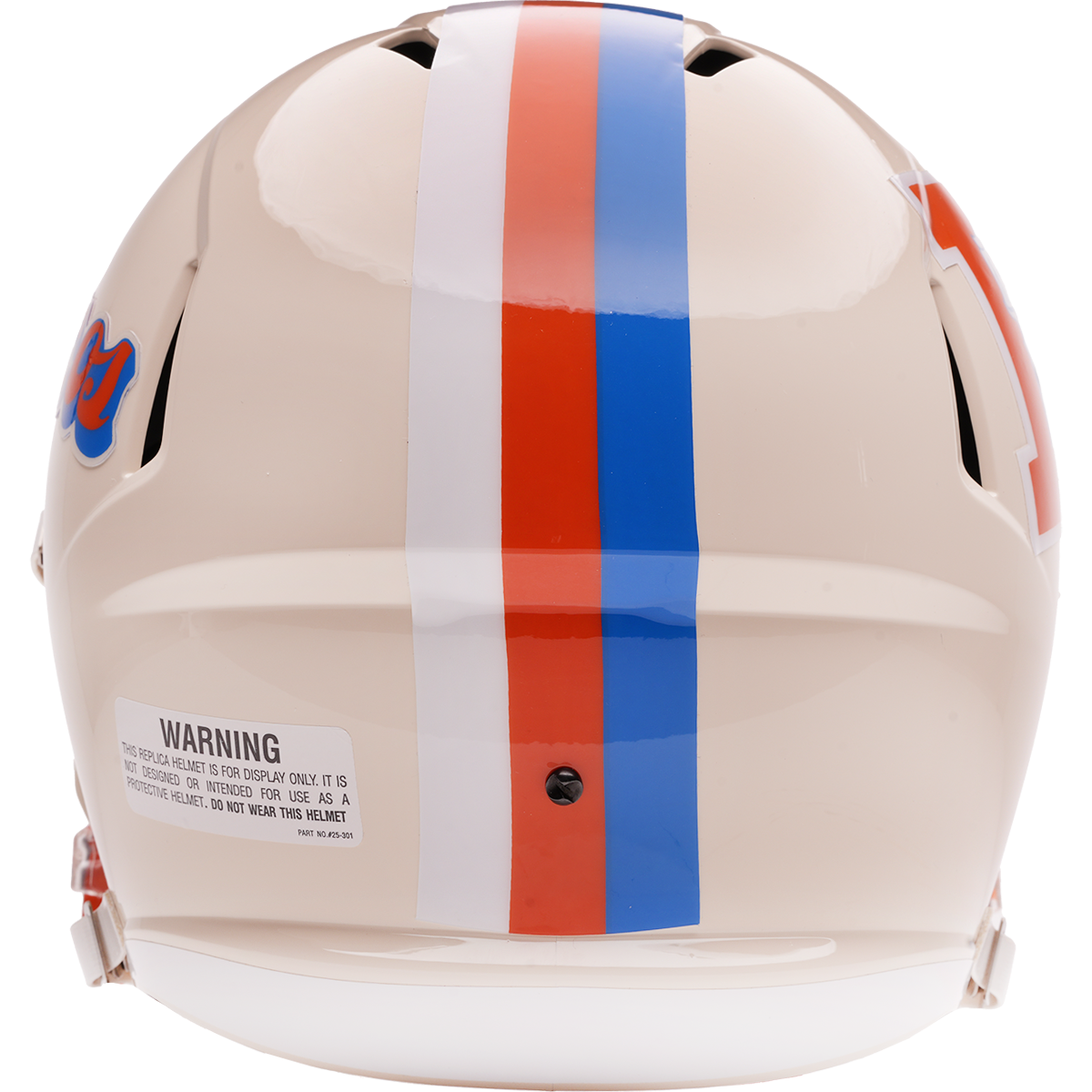 Denver Broncos Riddell Speed Retro Replica Helmet – back view