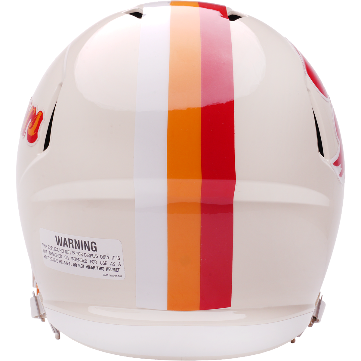 Tampa Bay Buccaneers Riddell Speed Retro Replica Helmet – back view