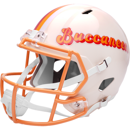 Tampa Bay Buccaneers Riddell Speed Retro Replica Helmet – left side logo view