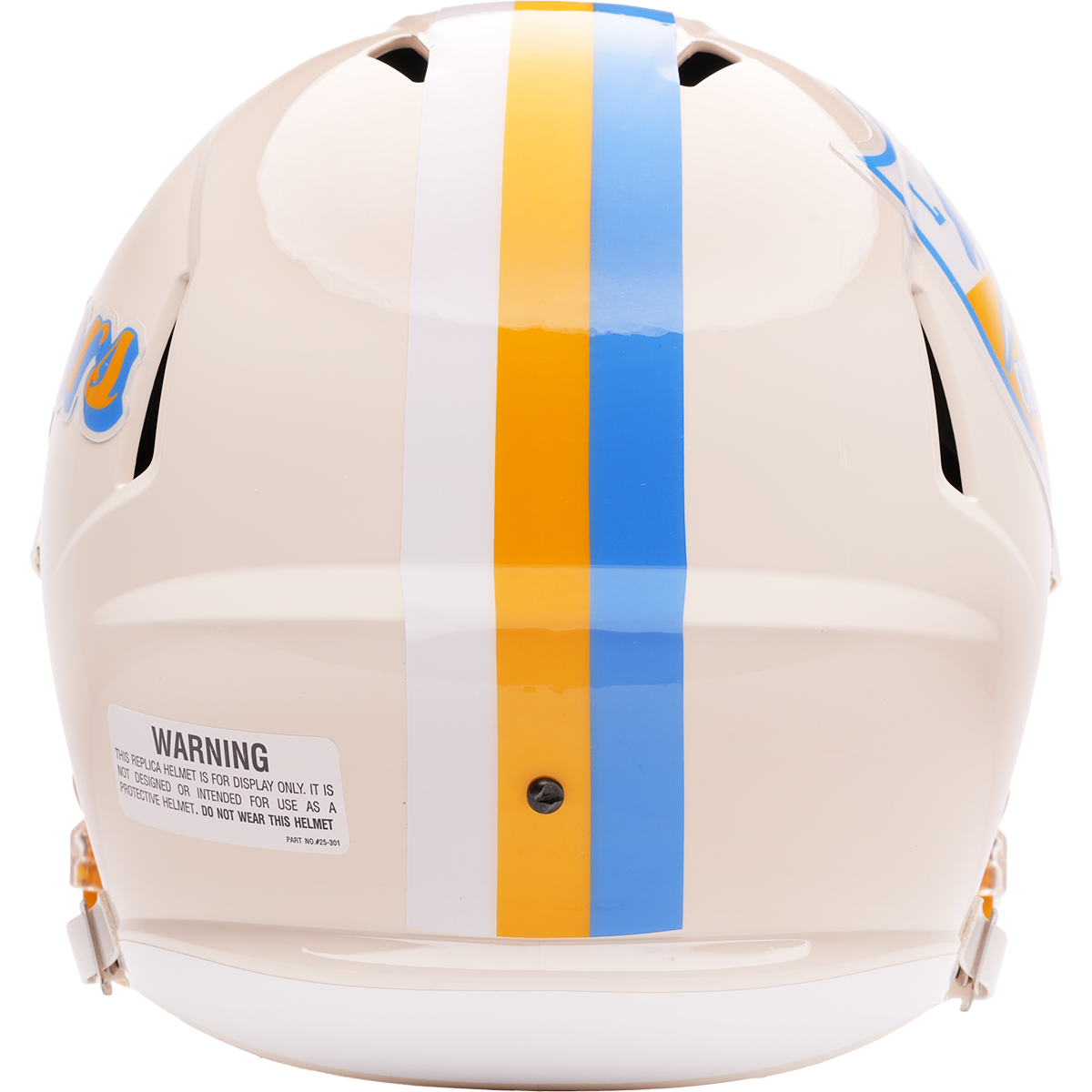 Los Angeles Chargers Riddell Speed Retro Replica Helmet – back view