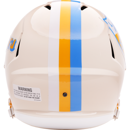 Los Angeles Chargers Riddell Speed Retro Replica Helmet – back view
