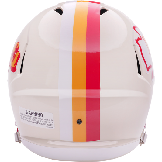 Kansas City Chiefs Riddell Speed Retro Replica Helmet – back view